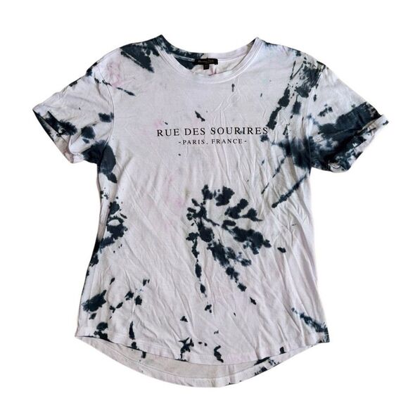 Massimo Dutti Women's Hand Tie Dyed T Shirt Size XS - Picture 1 of 5